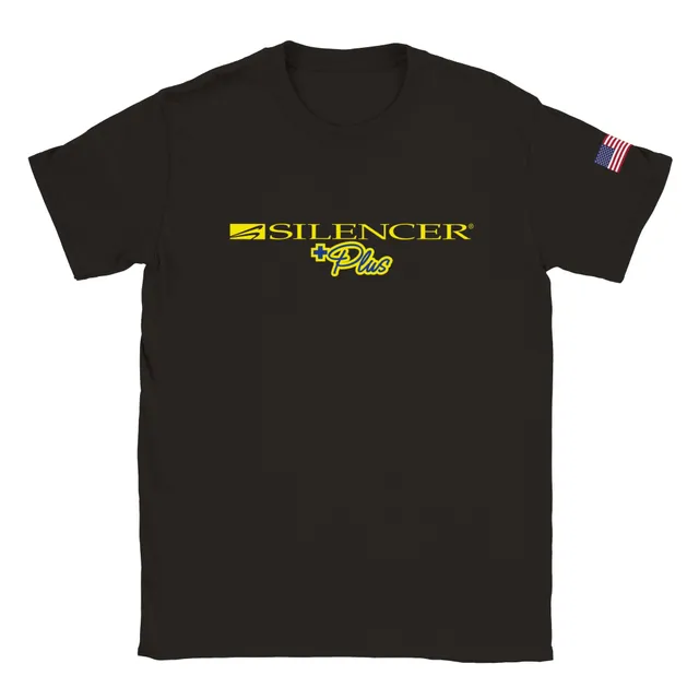 Silencer Plus T-shirt Unisex Cotone Taglia L Logo Classic