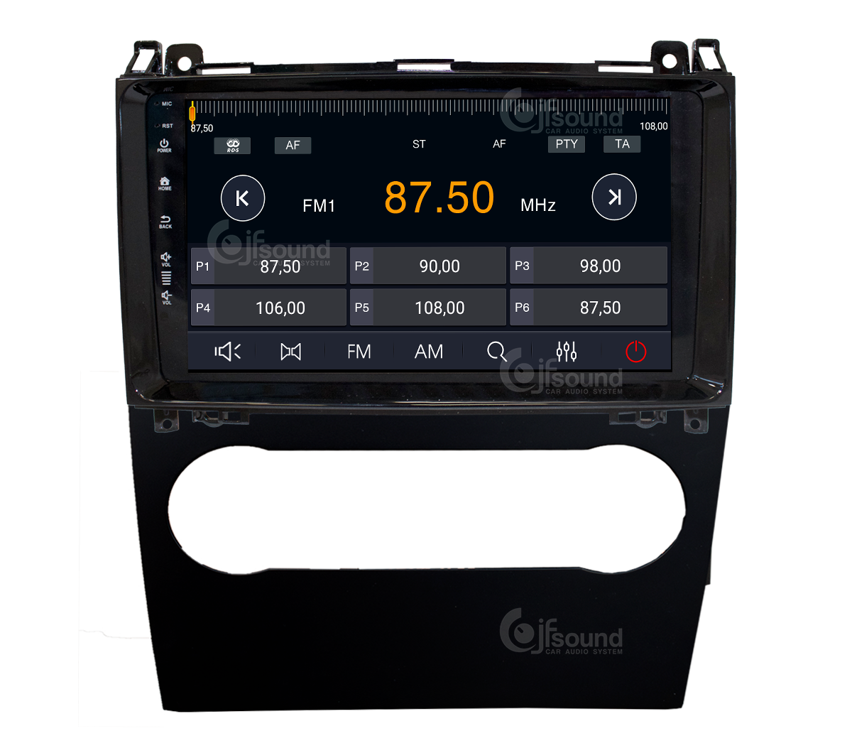 JFSound X9C-PRO JF-139MA-X9C-PRO autoradio Android Classe A W169 con 4G