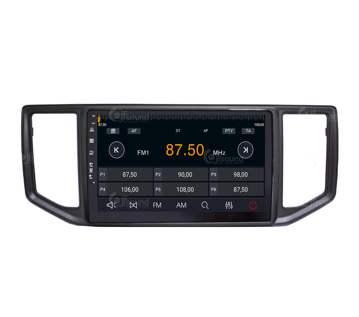 JFSound X9C-PRO JF-031WC autoradio Android VW Crafter 4G DSP