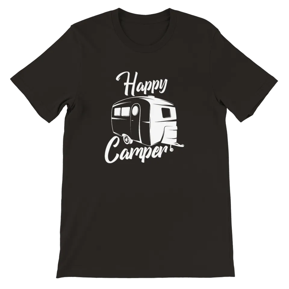 Magnadyne Happy Camper Premium T-Shirt Unisex in Cotone