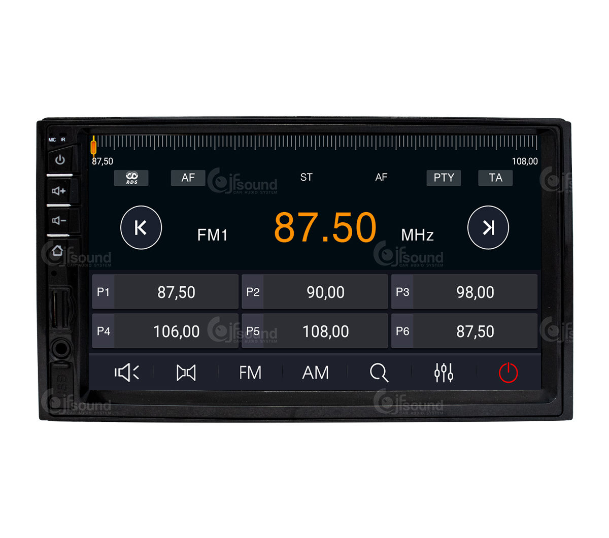 JFSound X9C-PRO autoradio Android navigatore con DSP