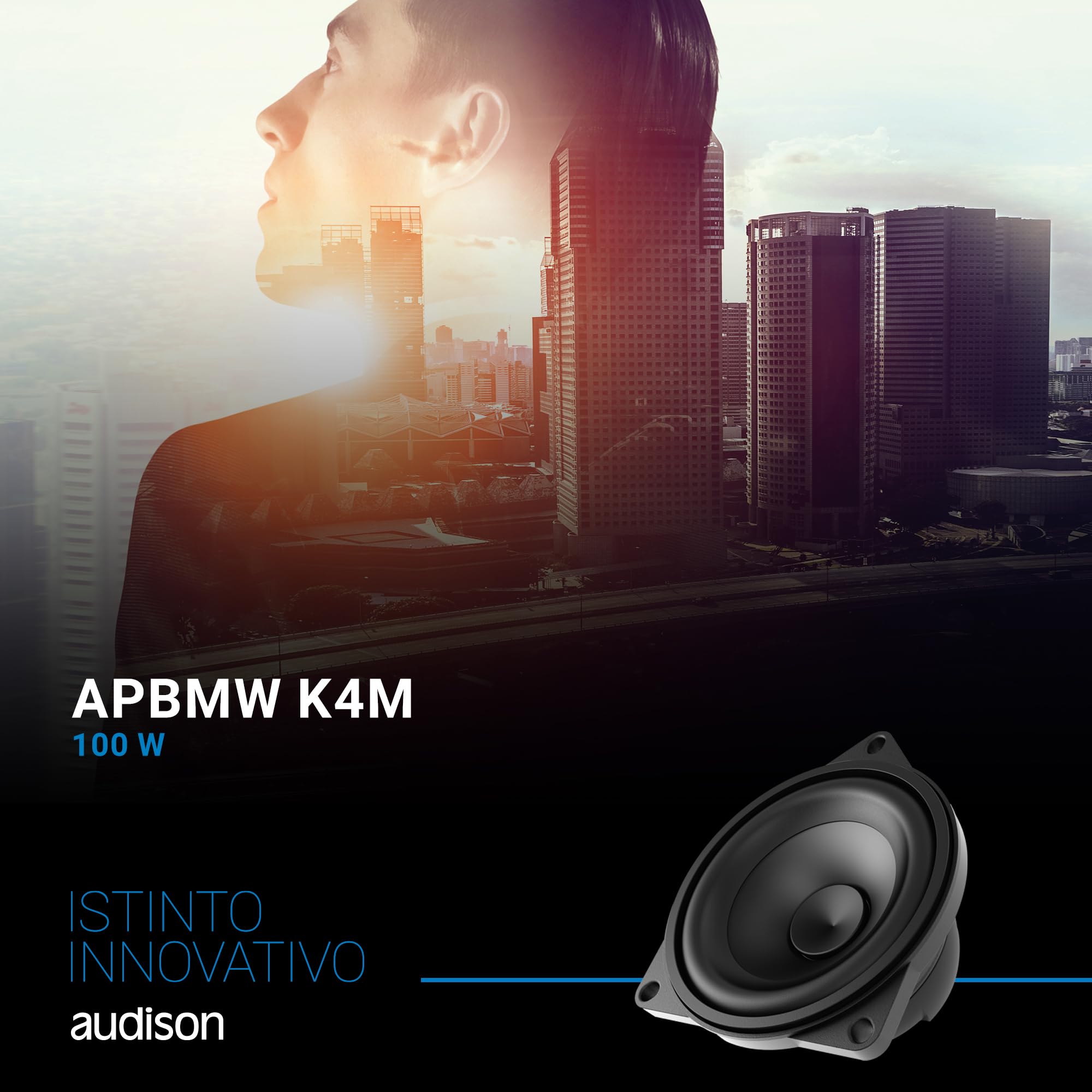 Audison Prima APBMW K4M kit 2 vie 100mm 100W BMW MINI