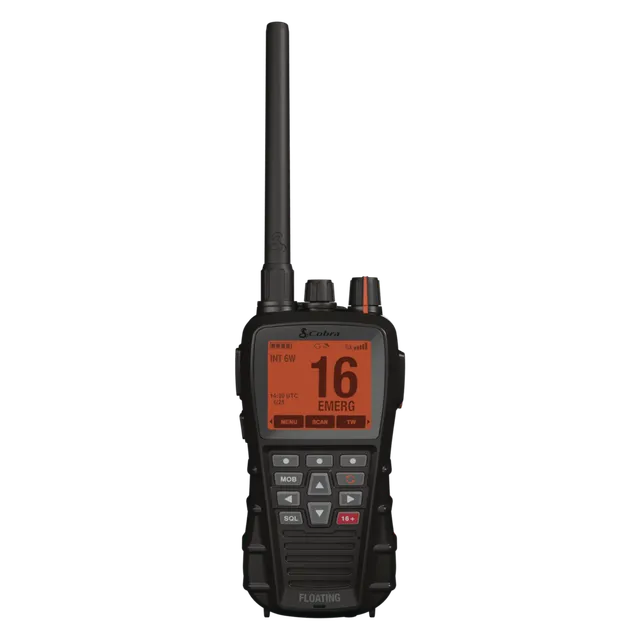 Cobra BlueBound 650 Radio Nautica Palmare Nera VHF