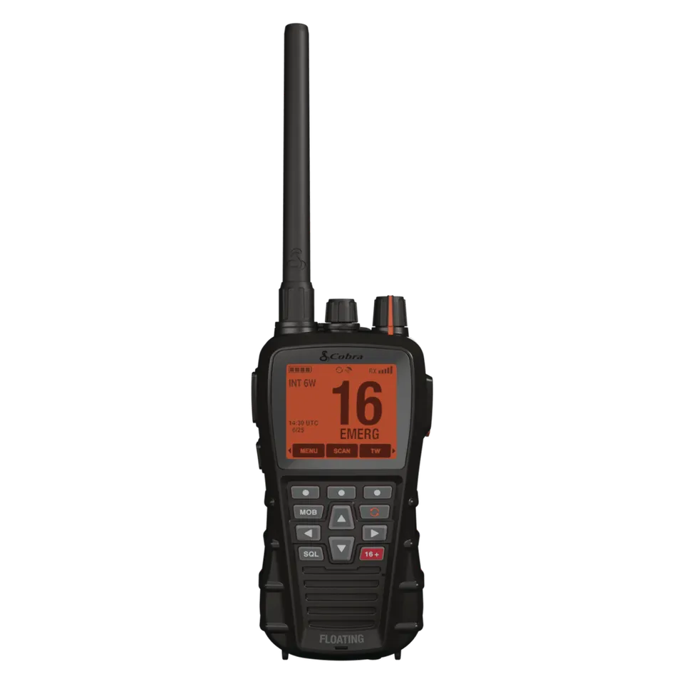 Cobra BlueBound 650 Radio Nautica Palmare Nera VHF