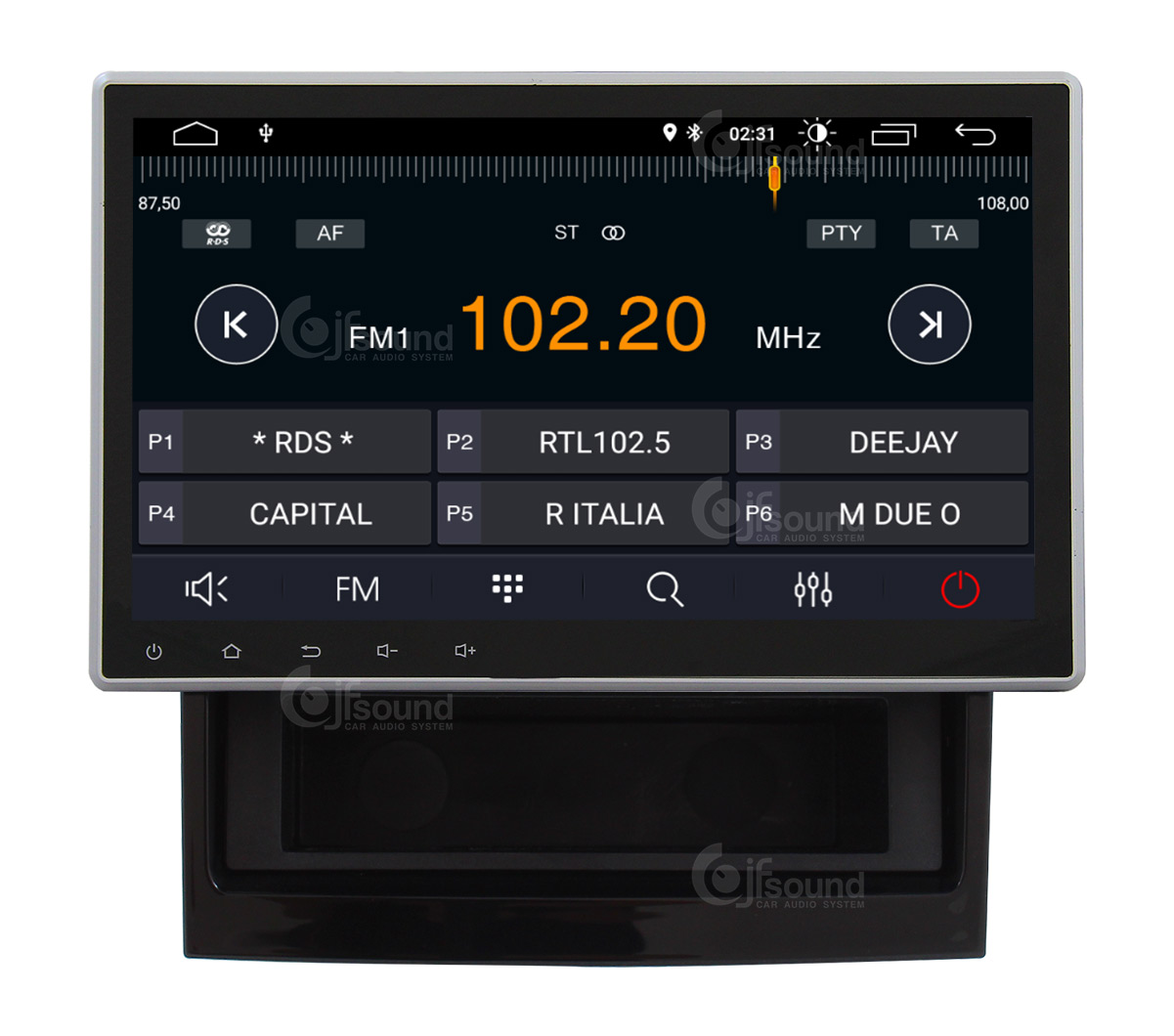 JFSound X7C-PRO JF-011 autoradio Android Fiat Ducato DSP