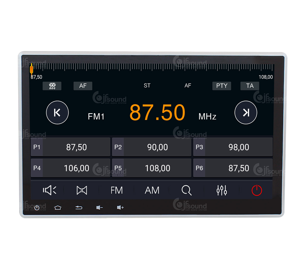JFSound X9C-PRO JF-011-X9C-RK-PRO autoradio Kangoo Trafic 4G