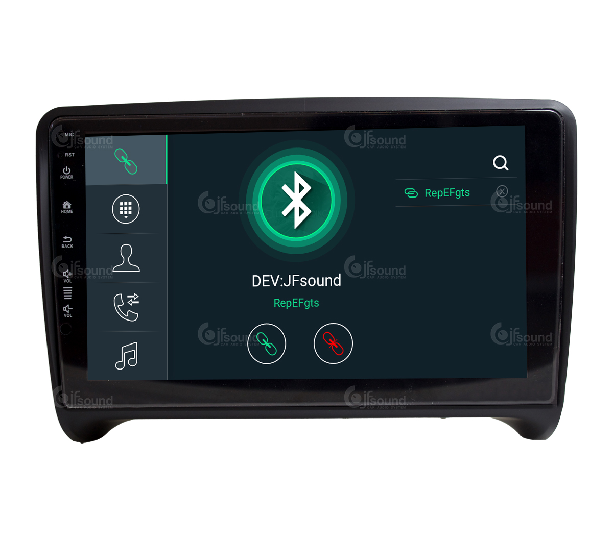 JFSound X9C-PRO JF-039AT-X9C-PRO autoradio Android Audi TT 4G