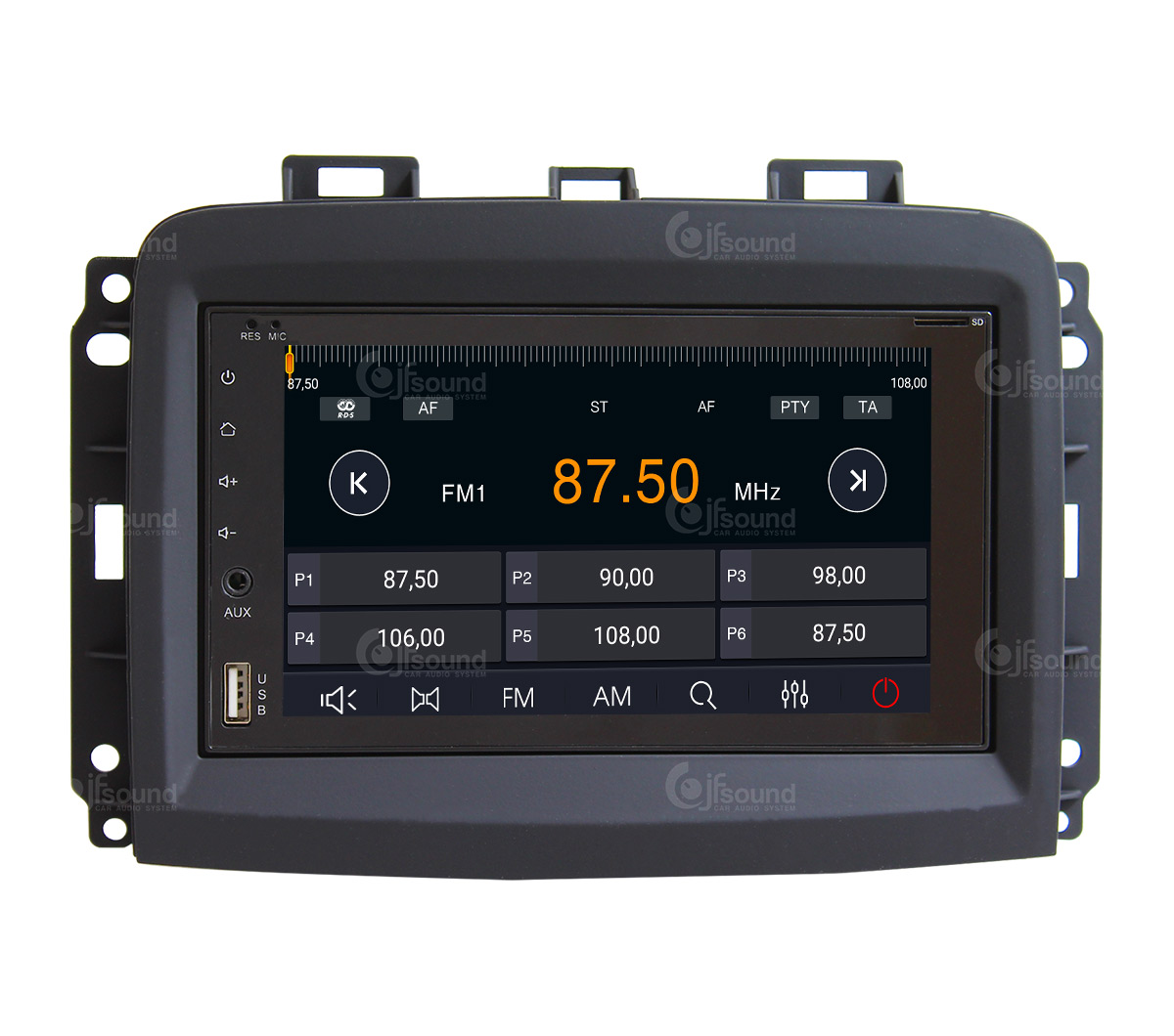 JFSound X9C-PRO JF-227-X9C-FL-PRO autoradio Android Fiat 500L 4G