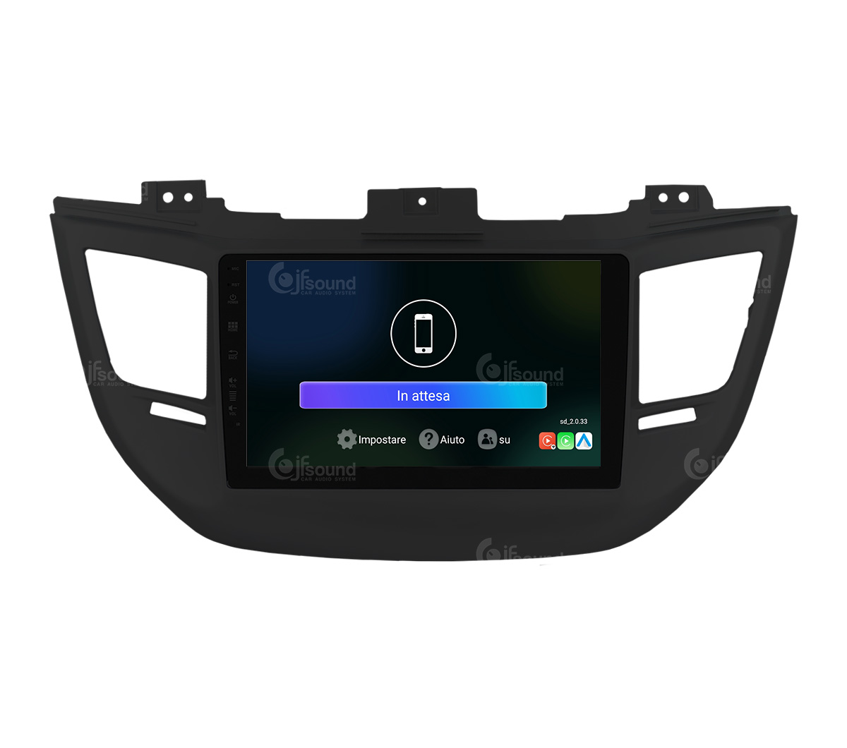 JFSound UP-PRO JF-131HT autoradio Tucson CarPlay wireless