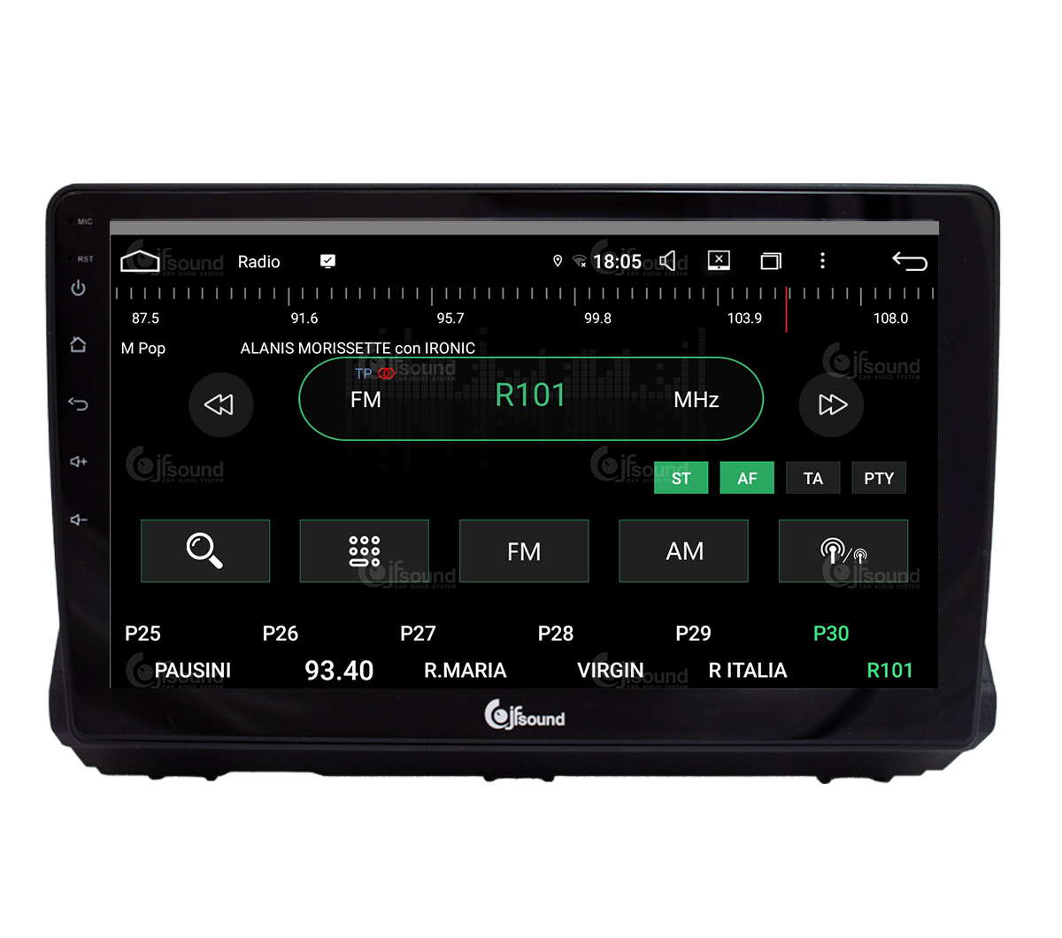 JFSound UP-PRO JF-031DS-UP-1-PRO autoradio Dacia Sandero CarPlay
