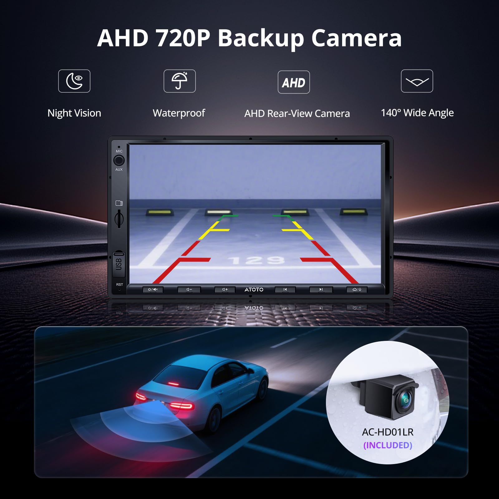 ATOTO A5 Lite Autoradio Android 2 DIN 7" 2G+32G CarPlay