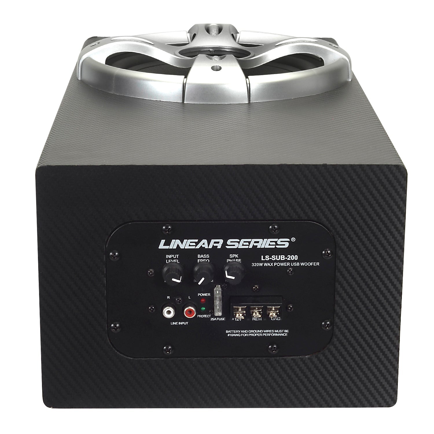 Magnedyne Linear LS-SUB-200 Subwoofer Attivo 8" 320W Camper