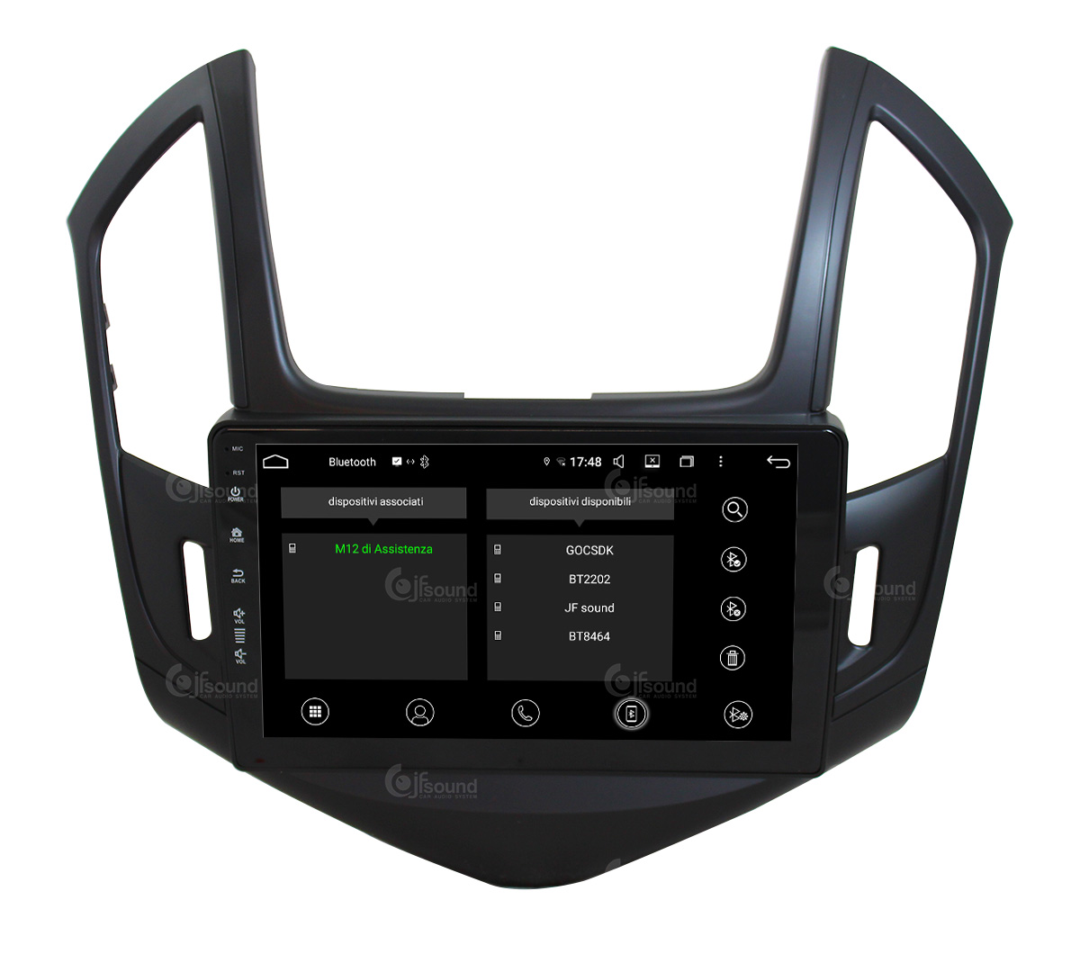 JFSound UP-PRO JF-439CC-UP-PRO autoradio Chevrolet Cruze CarPlay