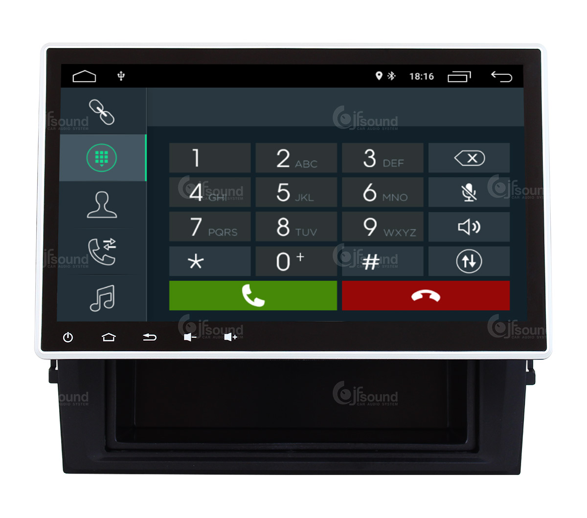 JFSound X7C-PRO JF-011-X7C-WT-PRO autoradio Android Transporter DSP