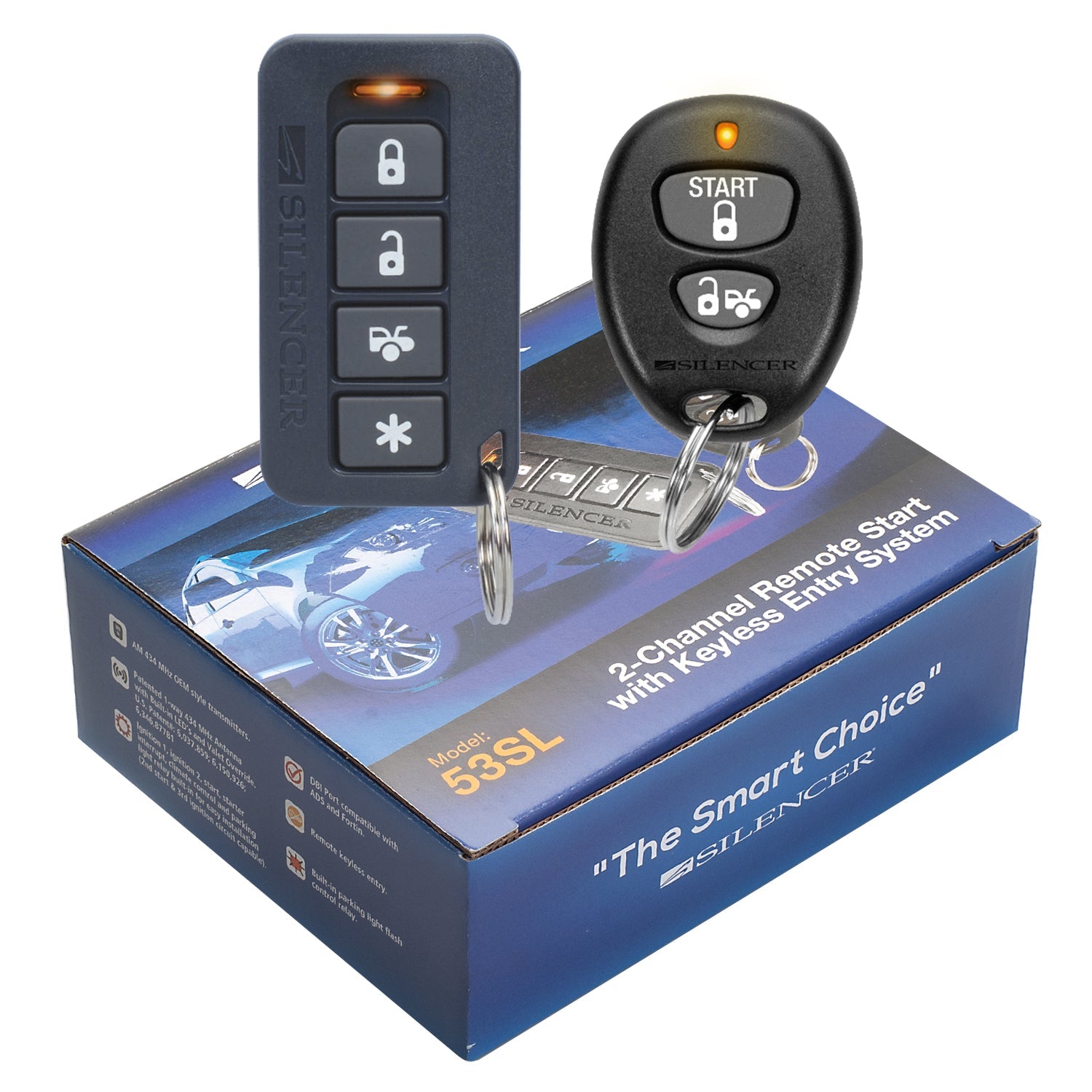 Silencer 53SL Avviamento Remoto Keyless Entry Auto