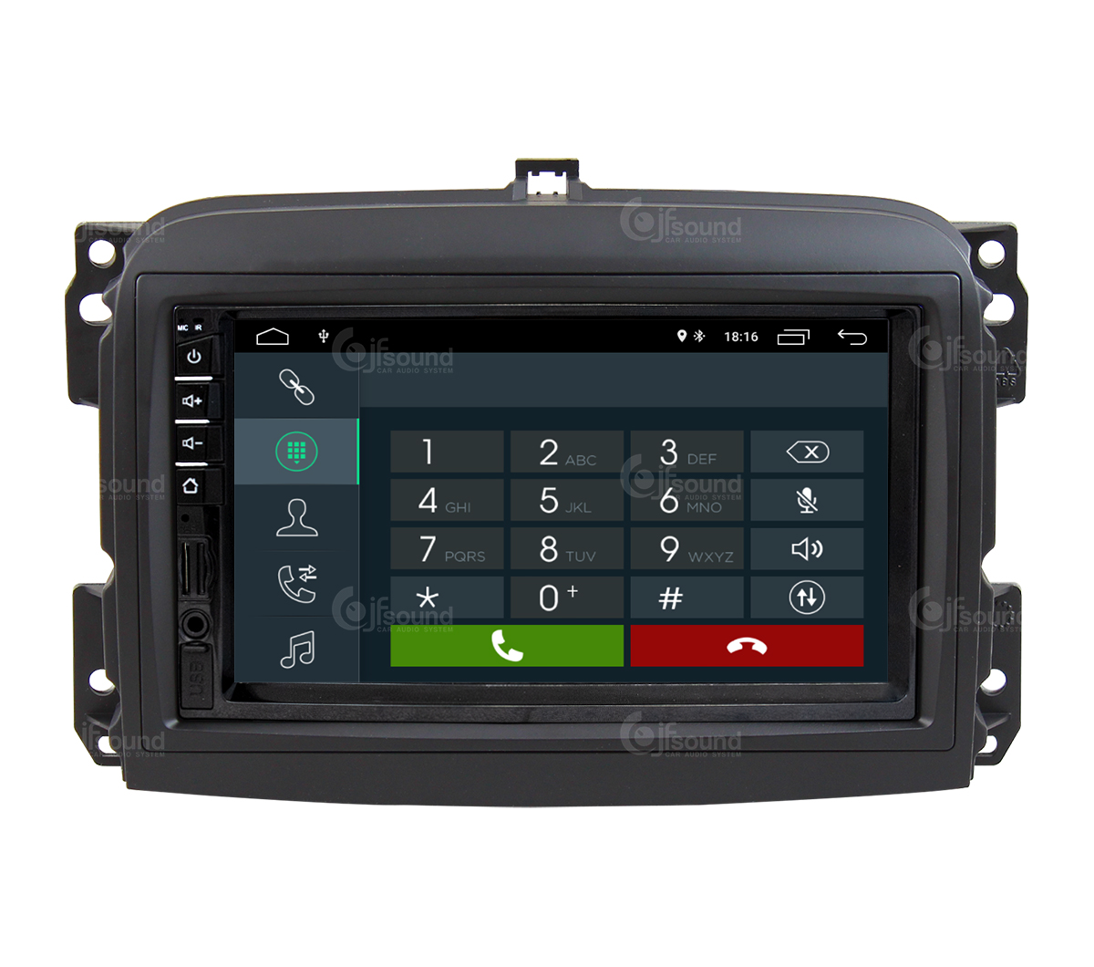 JFSound X7C-PRO JF-007 autoradio Android per Fiat 500L DSP