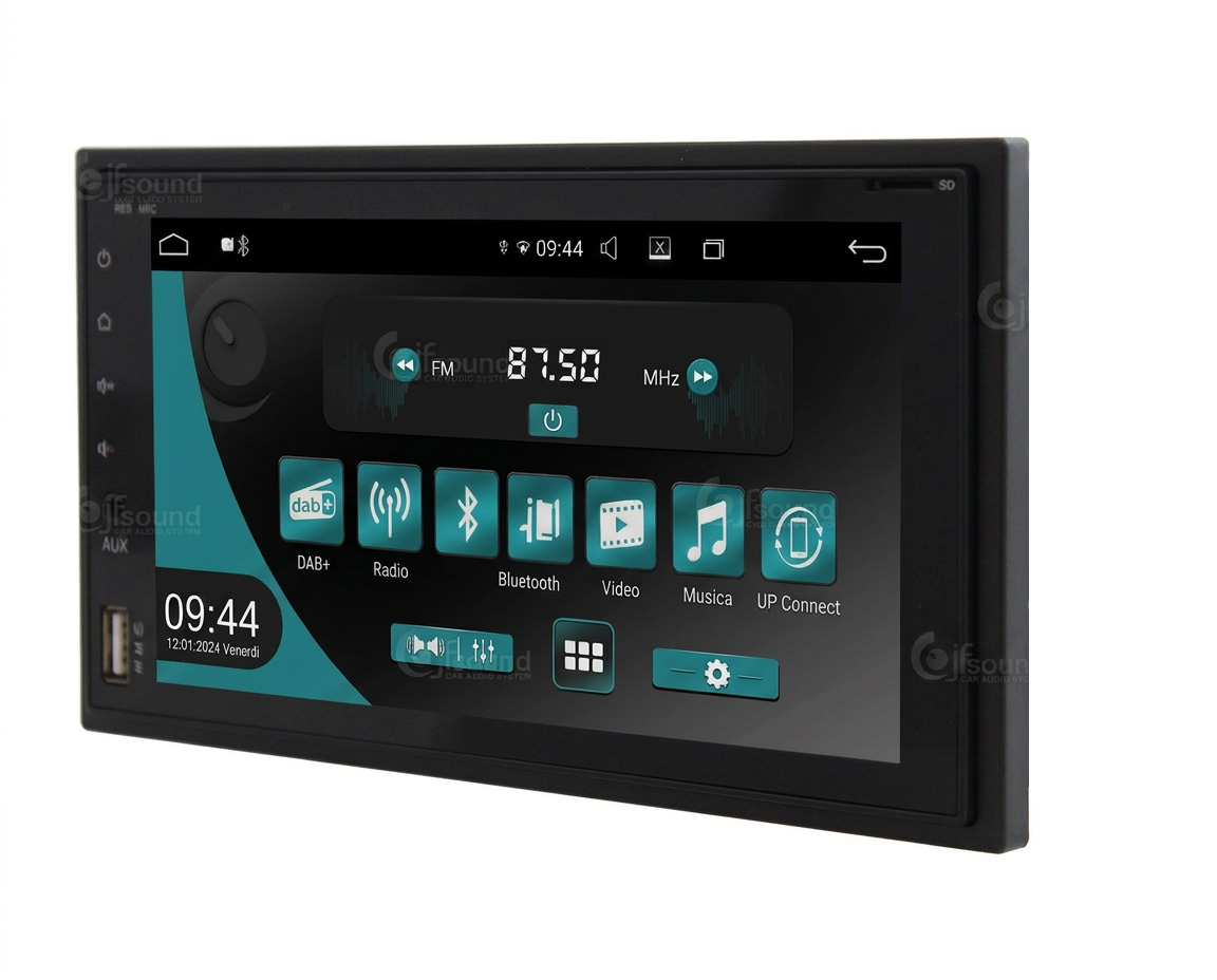 JFSound UP-PRO autoradio Android auto sistema custom wireless