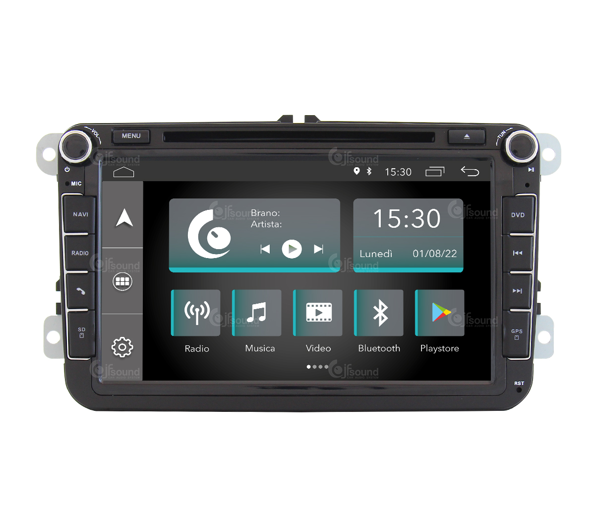 JFSound X7C-PRO JF-038W6-X7C-PRO autoradio Volkswagen DSP