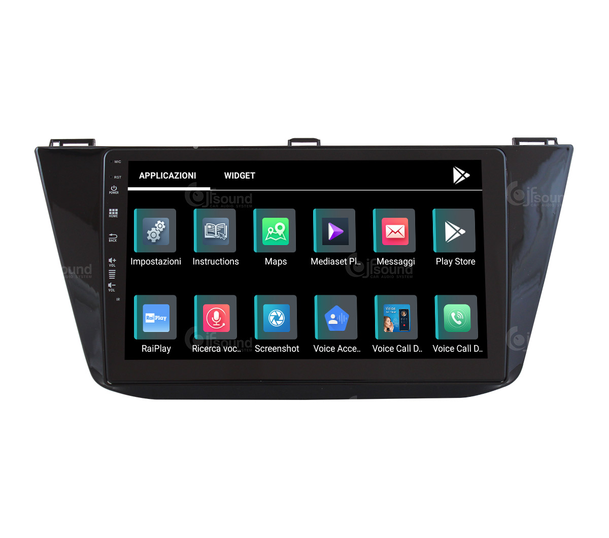 JFSound X9C-PRO JF-031WT-X9C-PRO autoradio Android Tiguan 4G DSP