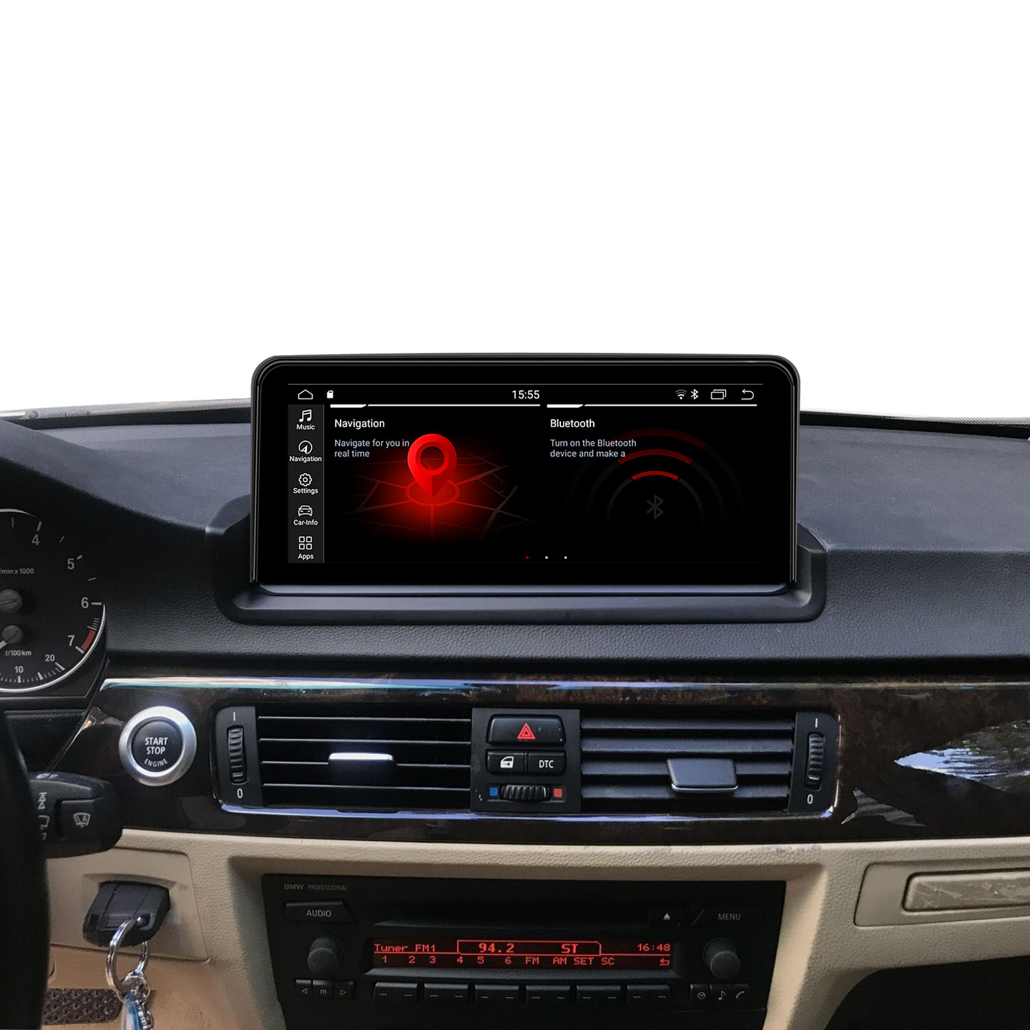 JFSound JF-132X3O-IDR sistema multimediale BMW Serie 3 E90-E93