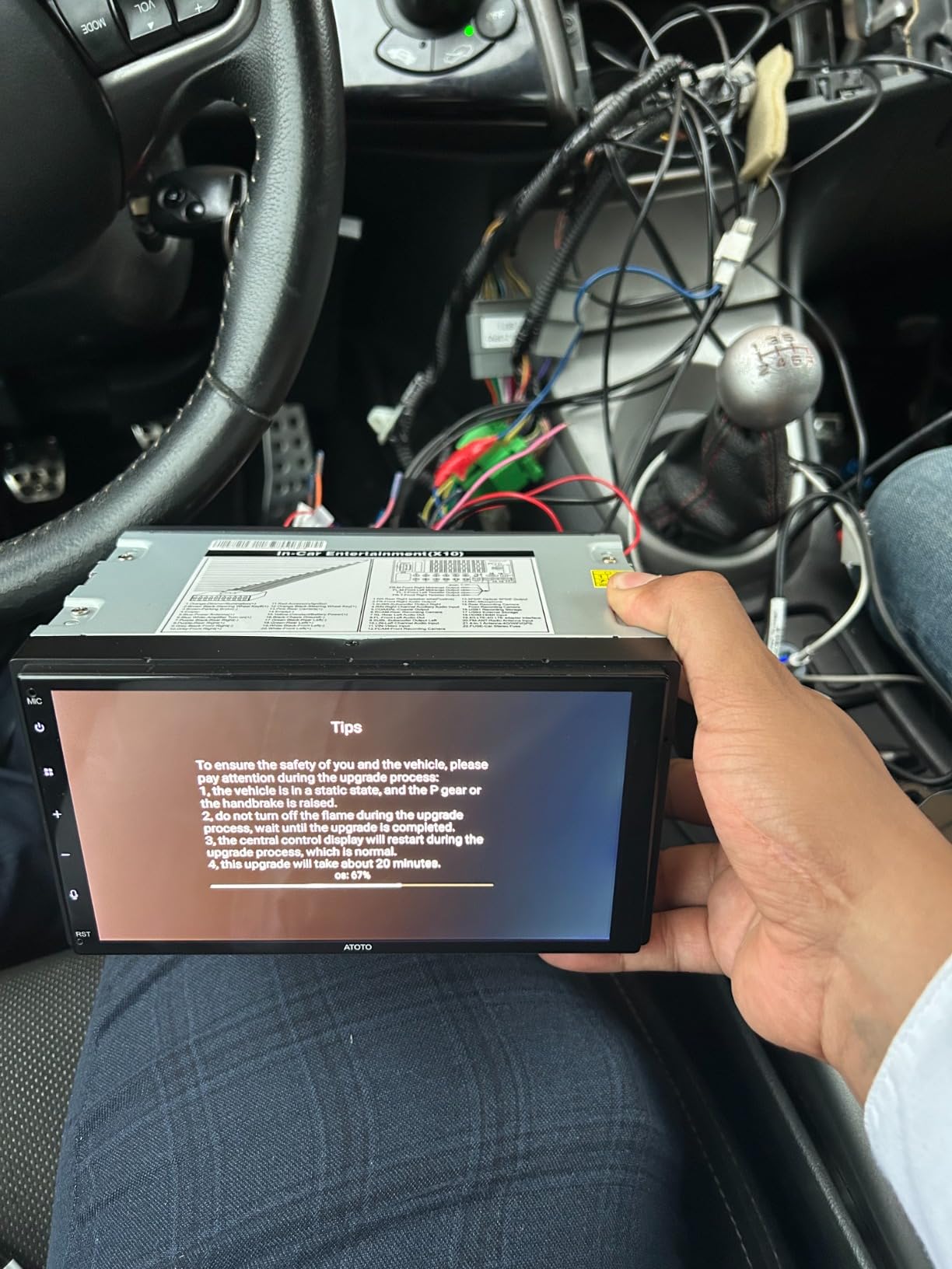 ATOTOZONE X10 Autoradio QLED 12,95" 8+128GB CarPlay 4G