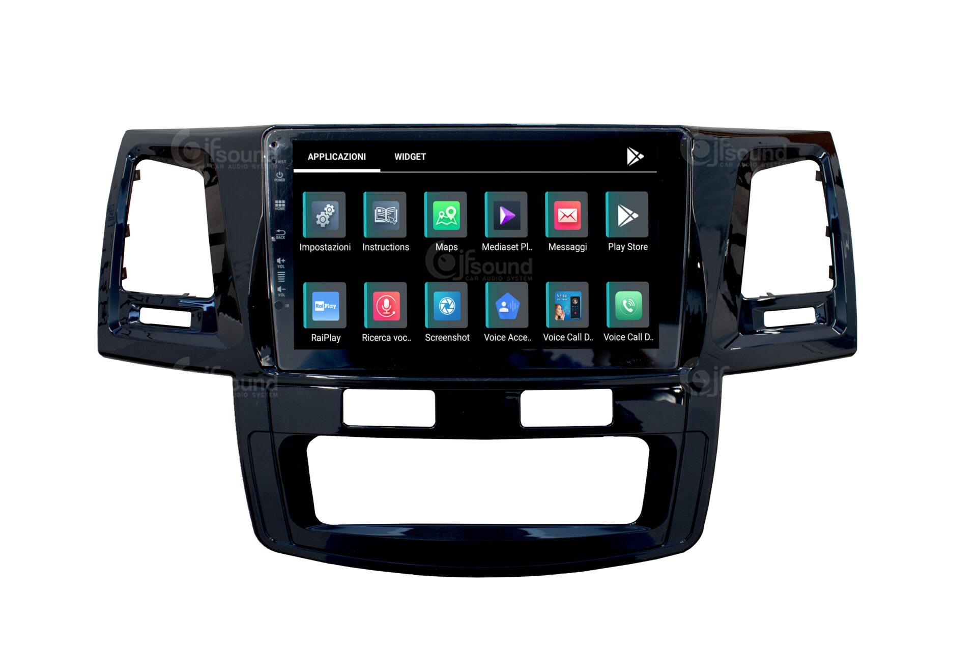 JFSound X9C-PRO JF-039TH autoradio Android Hilux 4G retrocamera