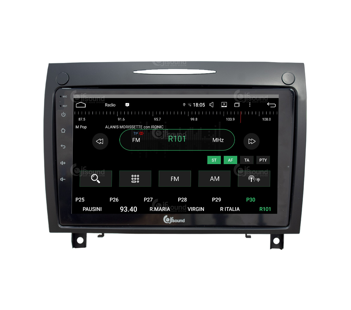 JFSound JF-039MS-UP-PRO Sistema Multimediale Mercedes SLK