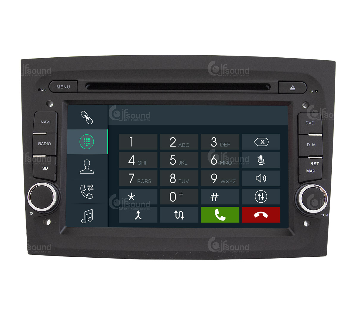 JFSound X9C-PRO JF-037FD-X9C-PRO autoradio per Fiat Doblò 4G