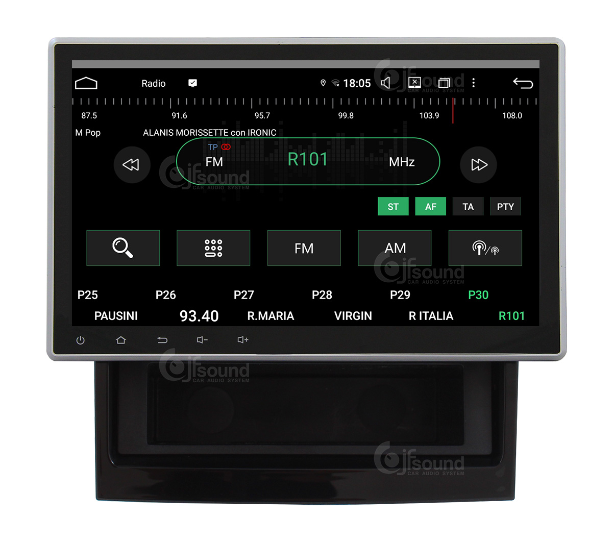 JFSound UP-PRO JF-011-UP-D9-PRO autoradio Ducato 290