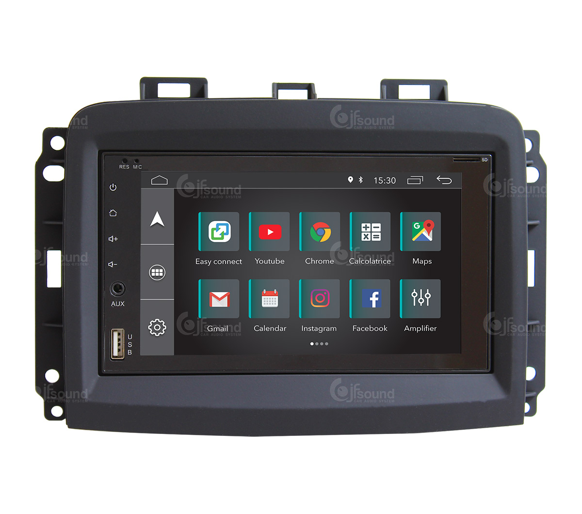 JFSound X7C-PRO JF-227-X7C-FL-PRO autoradio Android Fiat 500L DSP