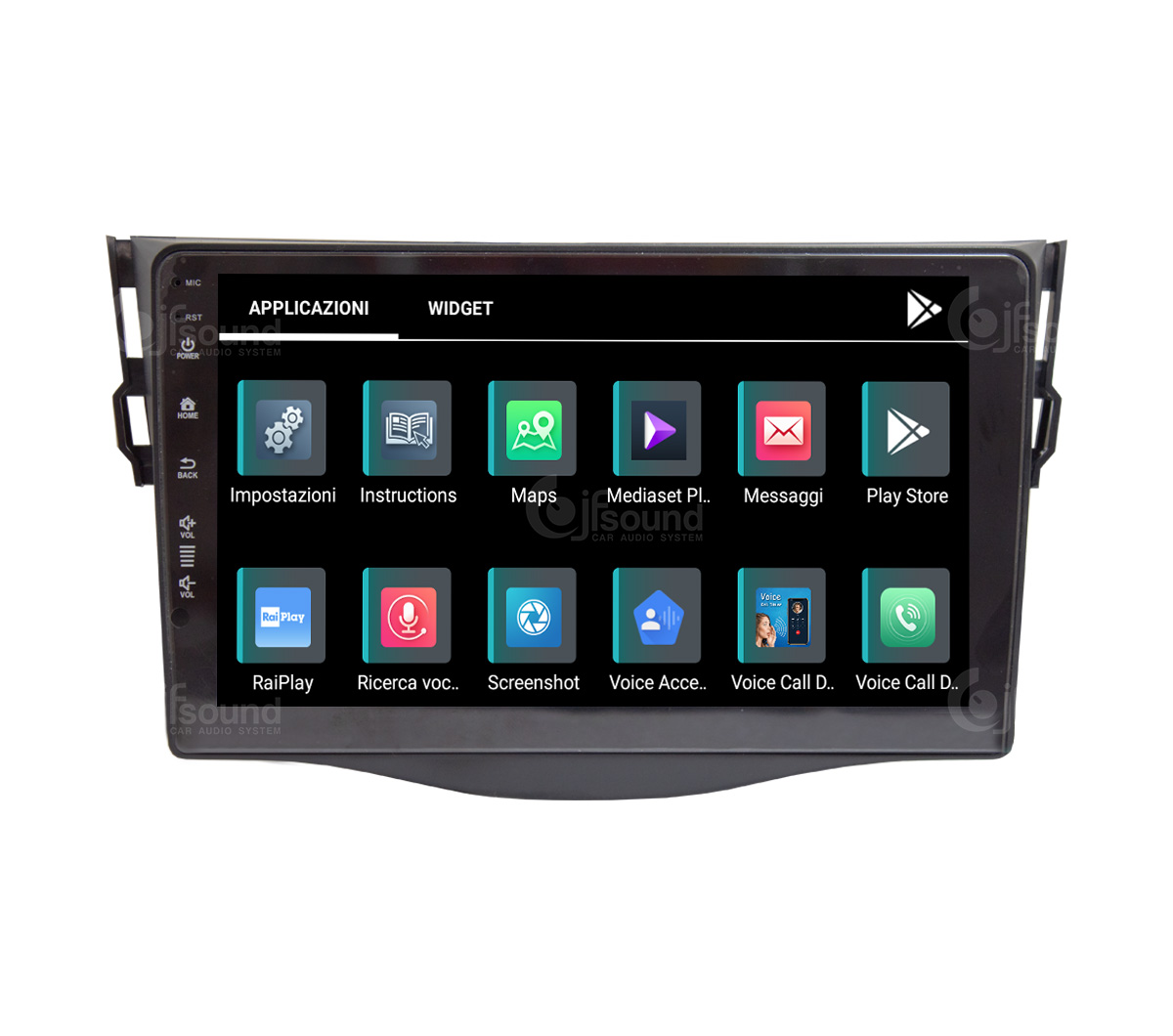 JFSound X9C-PRO JF-039TR4-X9C-1-PRO autoradio Toyota RAV4 4G