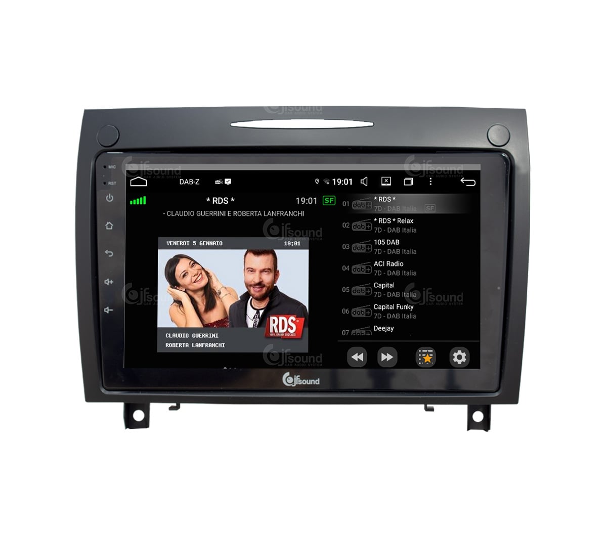 JFSound JF-039MS-UP-PRO Sistema Multimediale Mercedes SLK