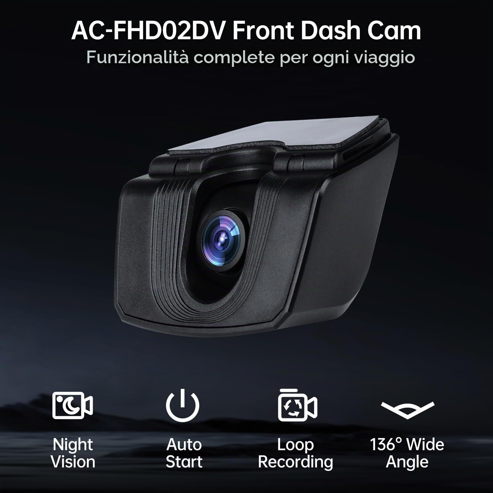 ATOTOZONE Car Camera AC-FHD02DV DVR 1080P per X10