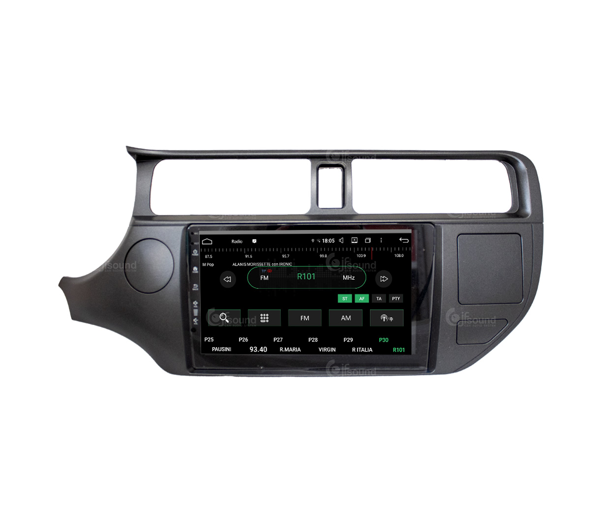 JFSound UP-PRO JF-239KR autoradio Android Kia Rio wireless