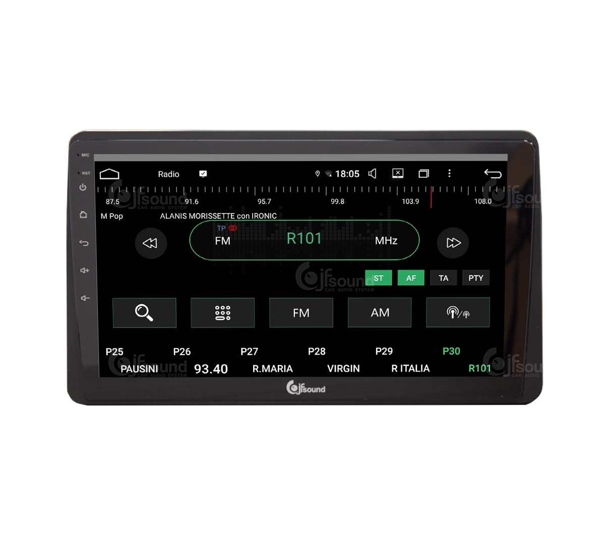 JFSound UP-PRO JF-031DD-UP-PRO autoradio Dacia Duster