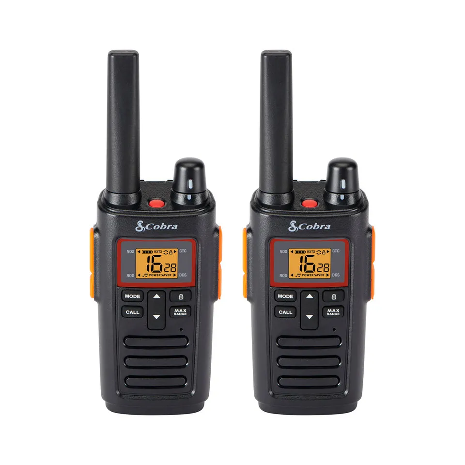 Cobra RX380 Walkie Talkie 16 canali 8km 2 pezzi con torcia