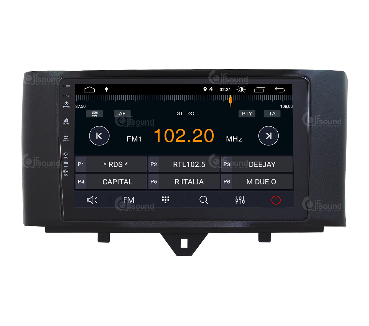 JFSound X7C-PRO JF-039SO autoradio Android Smart DSP