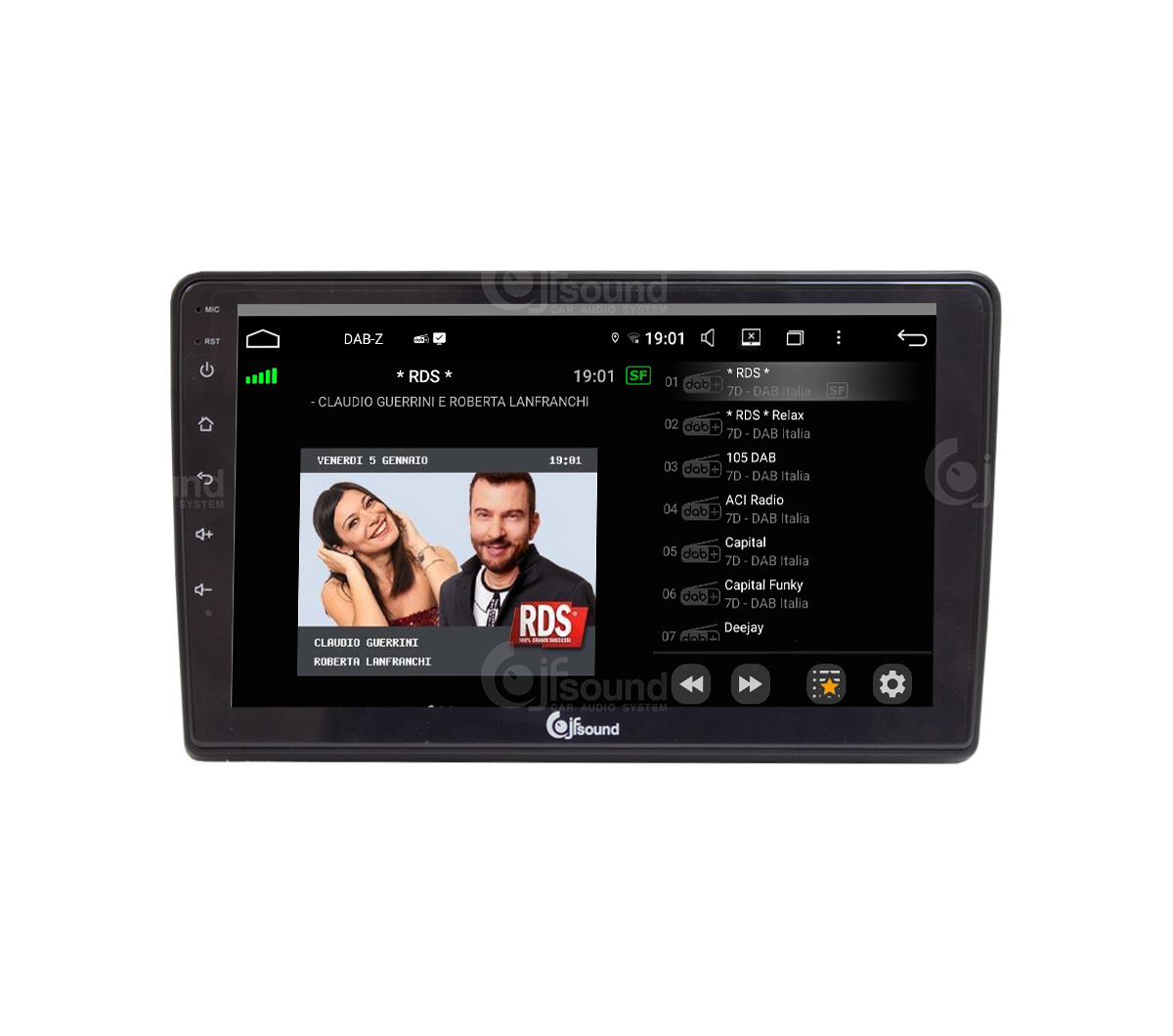 JFSound UP-PRO JF-039-UP-D5-PRO autoradio Android Fiat Ducato 250