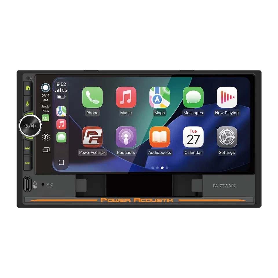 Power Acoustik PA-72WAPC autoradio 2 DIN 7" CarPlay wireless