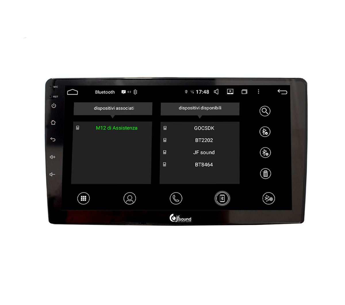 JFSound UP-PRO JF-139D3 autoradio Android per DR EVO 3