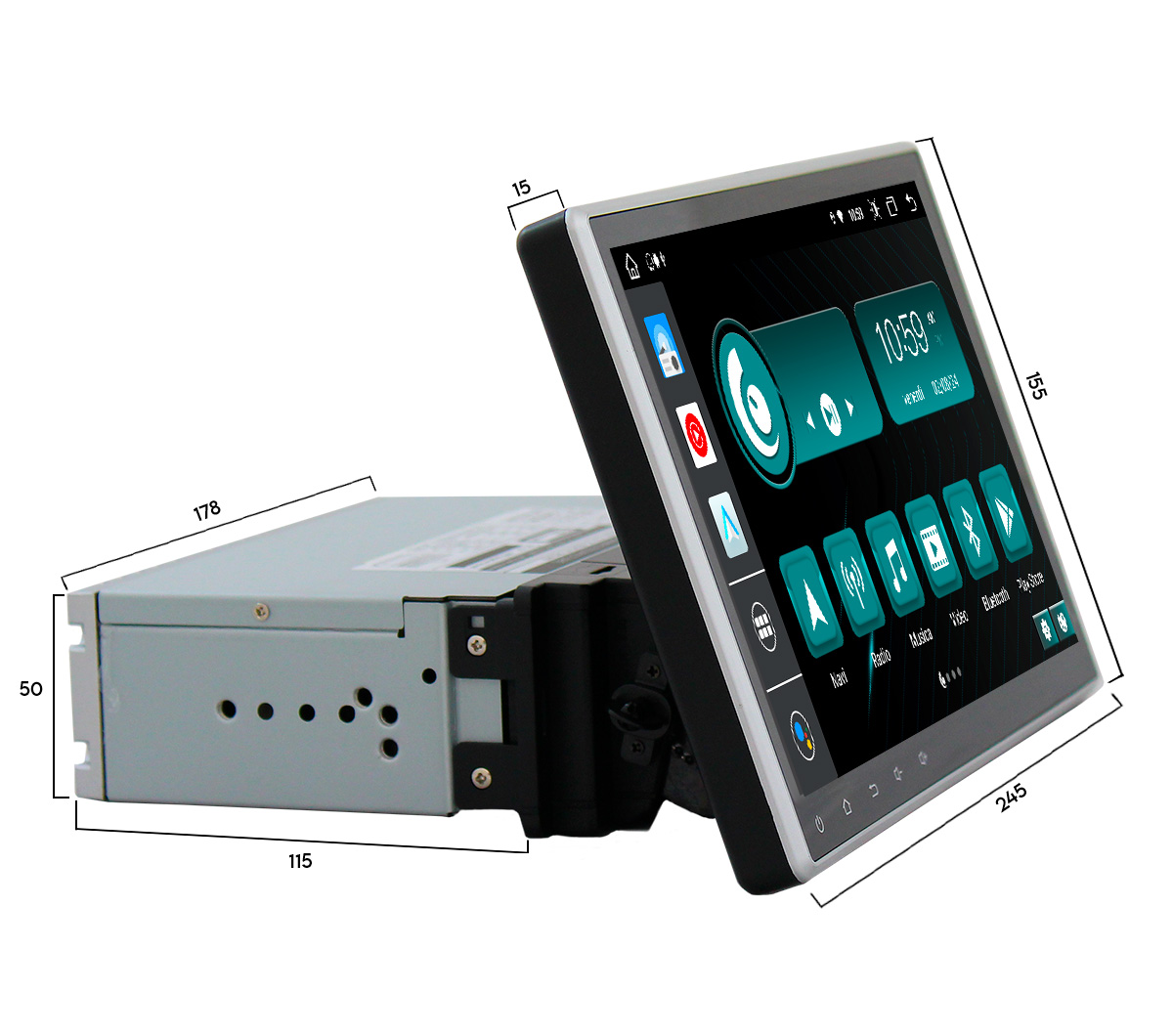 JFSound X9C-PRO autoradio Android 4G DSP retrocamera