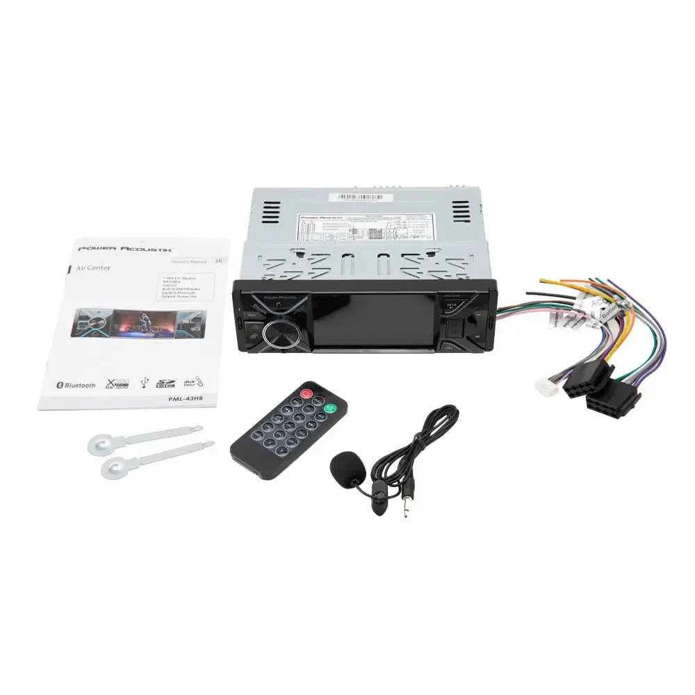 Power Acoustik PML-43HB autoradio 1 DIN Bluetooth display 4,3"