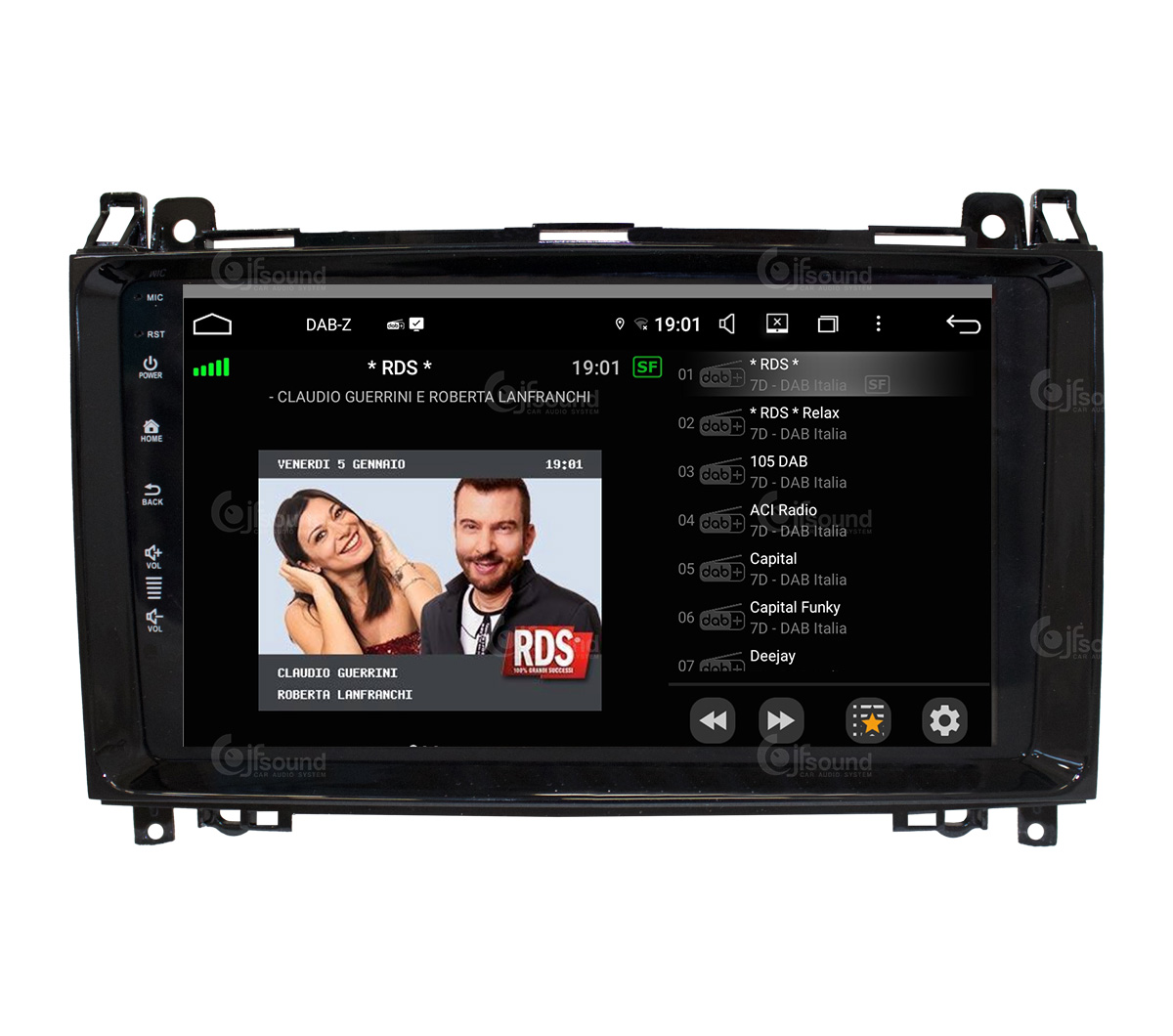 JFSound UP-PRO JF-039MA autoradio Mercedes A W169 B W245