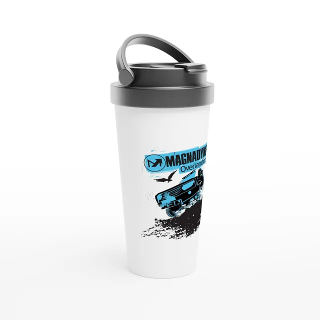 Magnadyne Overlanding Mug Termico Acciaio 443 ml Bianco