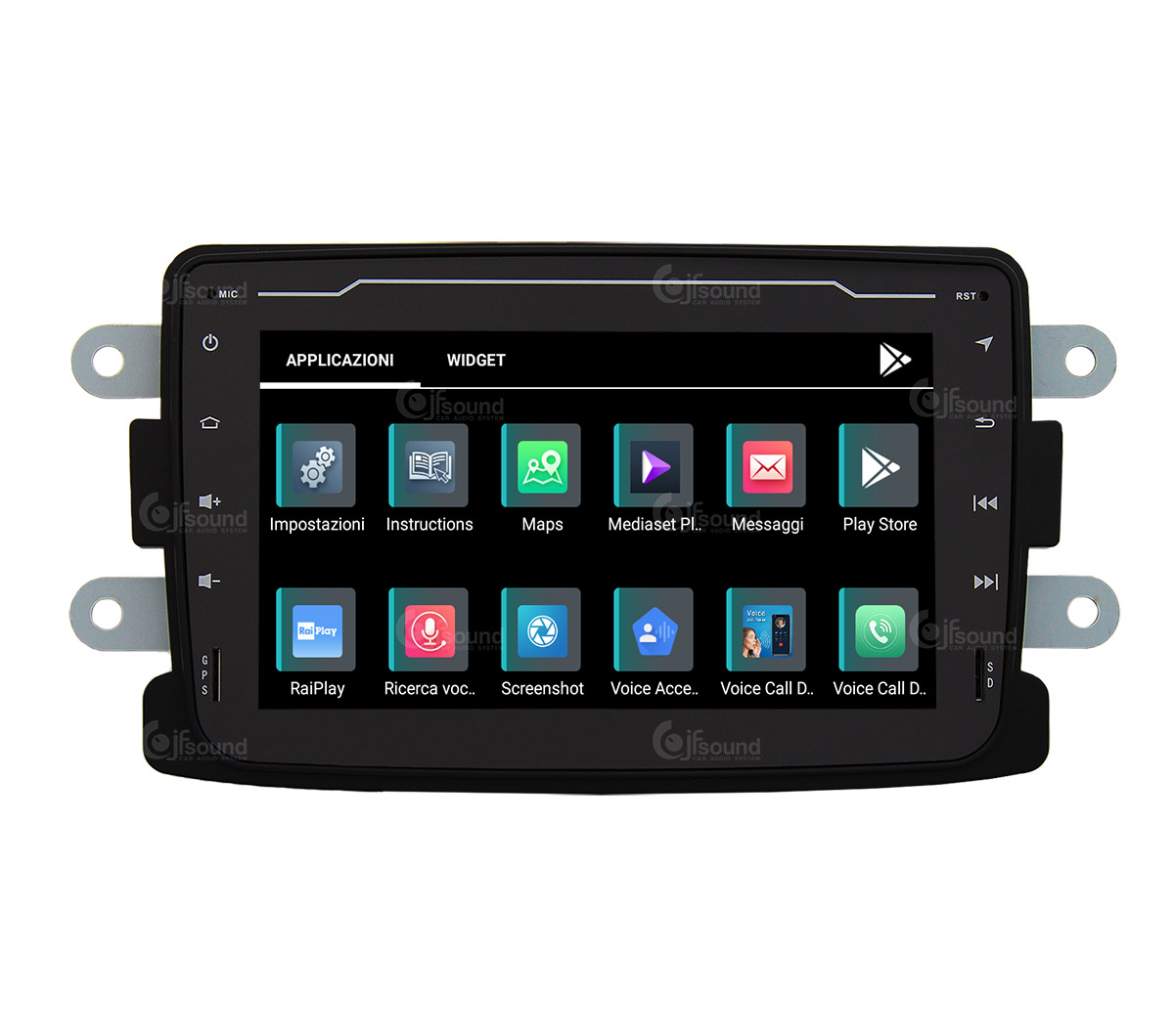 JFSound X9C-PRO JF-037DD-X9C-PRO autoradio Duster 4G DSP