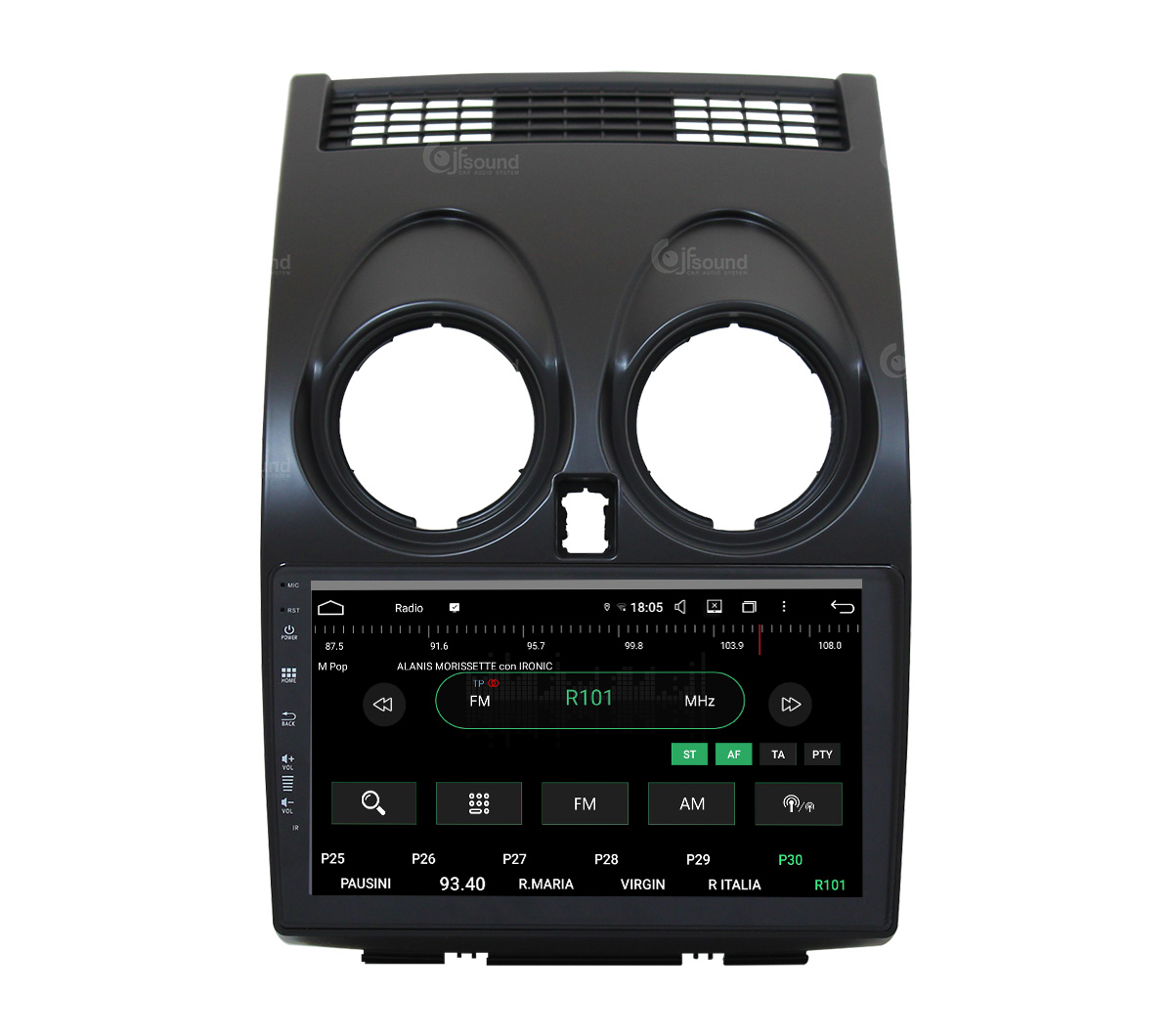 JFSound UP-PRO JF-039NQ-UP-1-PRO autoradio Nissan Qashqai CarPlay