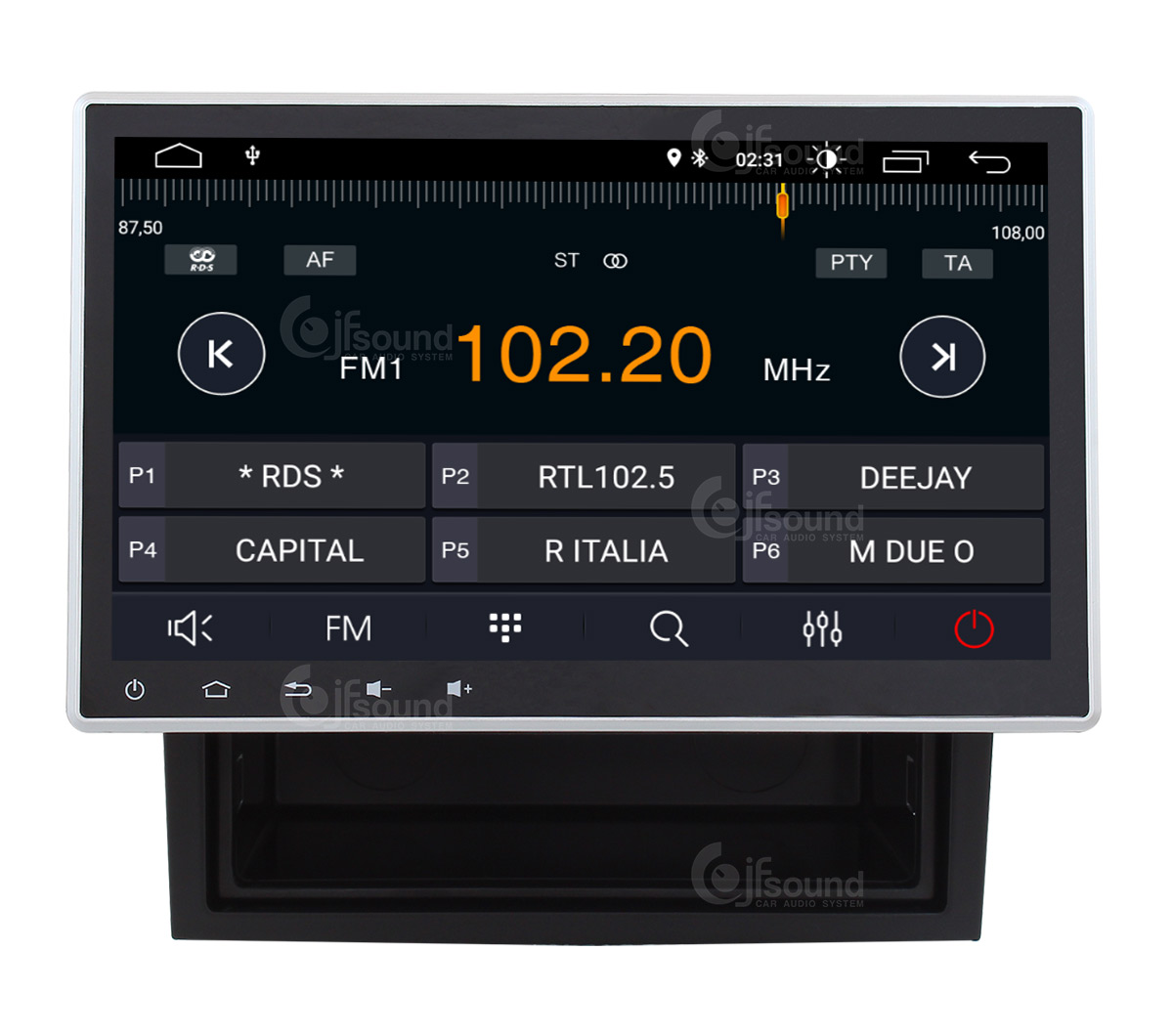 JFSound X7C-PRO JF-011-X7C-D5-PRO autoradio Fiat Ducato 250 DSP