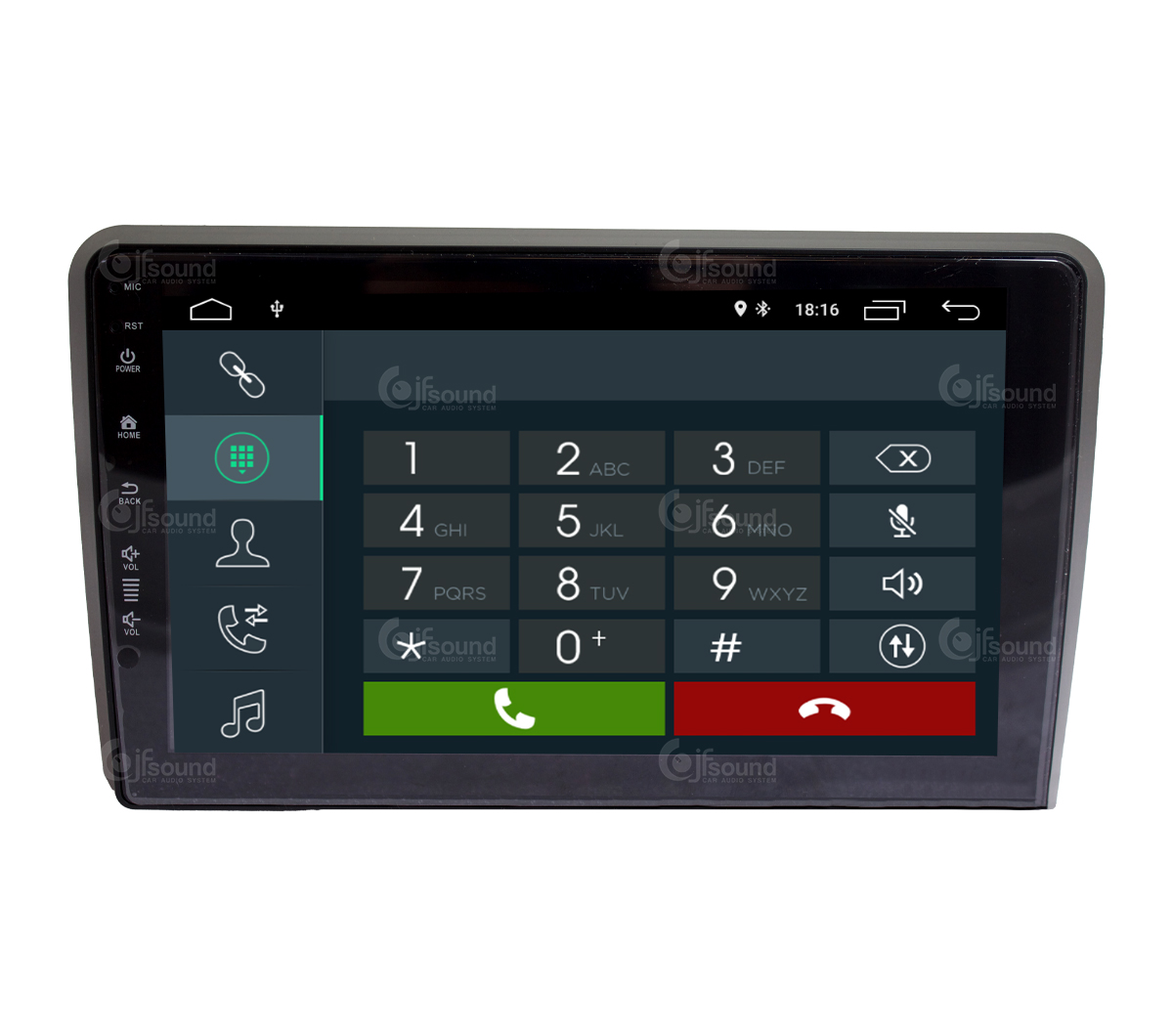 JFSound X7C-PRO JF-039A3-X7C-PRO autoradio Android per Audi A3 DSP