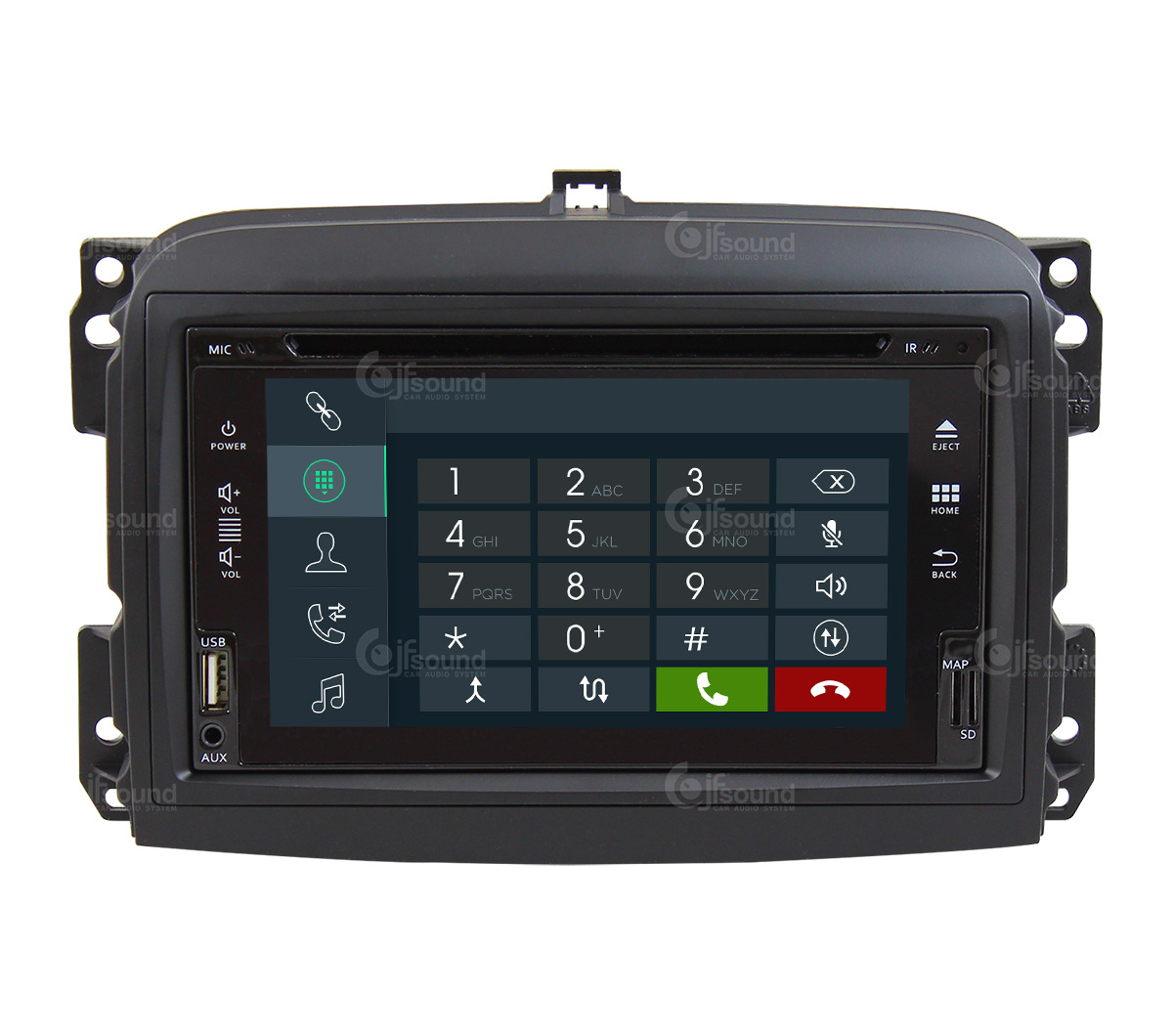 JFSound X9C-PRO JF-222-X9C-FLO-PRO autoradio Android Fiat 500L 4G
