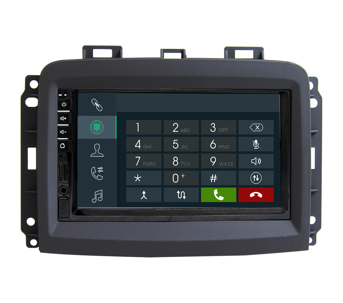 JFSound JF-007-X9C-FL-PRO autoradio 4G per Fiat 500L con camera